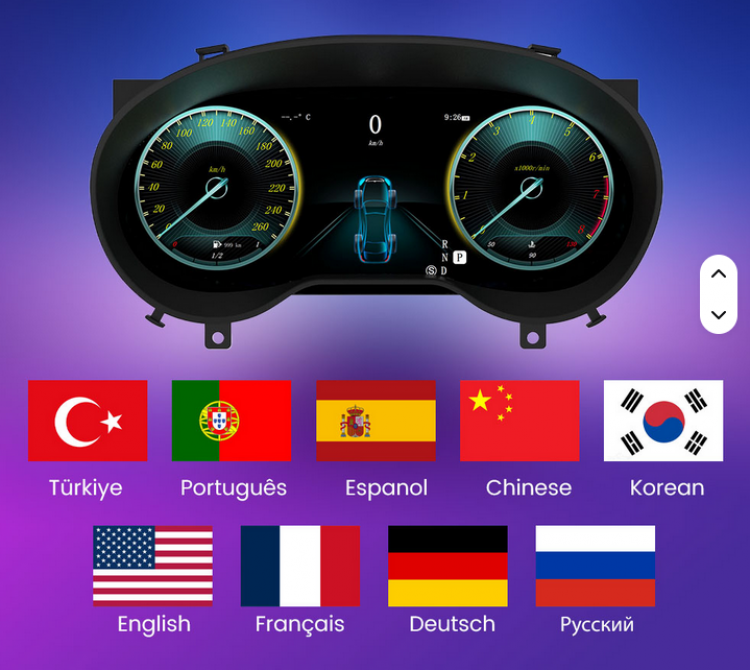 Digitaler Tacho für Mercedes-Benz GLA/CLA/A NTG4 – 2015 – 2018 – 202525